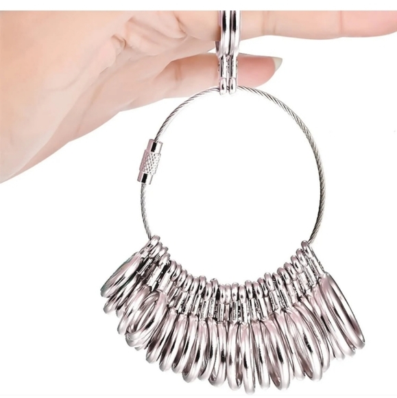 Metal Profesional Ring Sizer Bar + Sizer Guage US SIZES EU SIZES - Picture 4 of 4